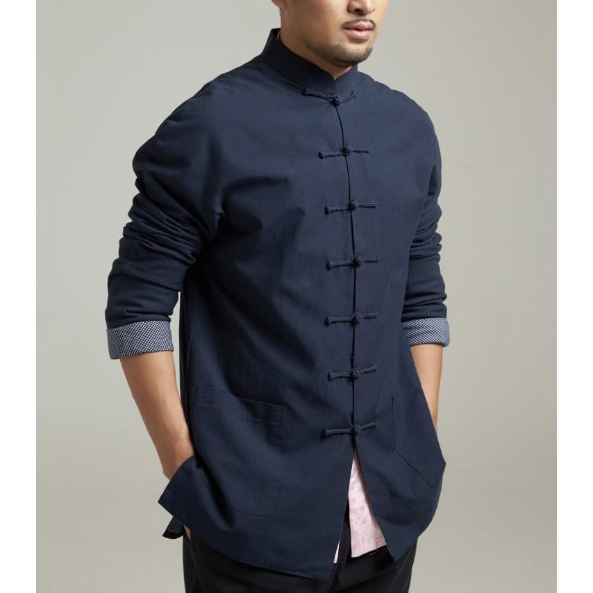 チャイナ服 メンズ チャイナシャツ カンフーシャツ 男性用 唐装 送料無料 カジュアル 中華服 中国服 裏バイアス柄 綿100 Chgjt チャイナカジュアル 通販 Yahoo ショッピング