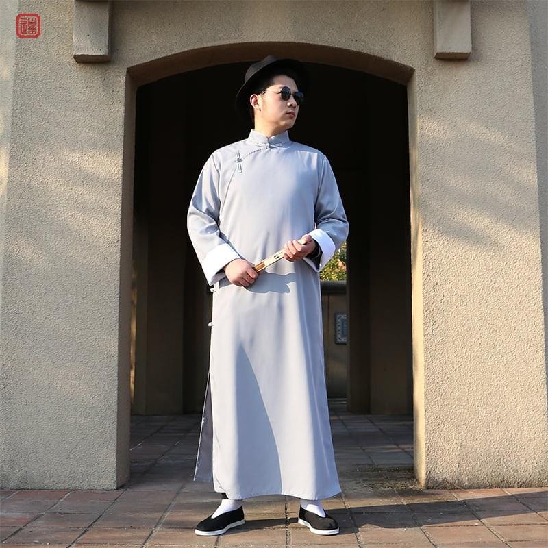 チャイナ服 パオ チャンパオ 長袍 メンズ 男性用 丈長 中国服 袍 民族衣装 漢服 新郎 結婚式 送料無料 Chhap チャイナカジュアル 通販 Yahoo ショッピング