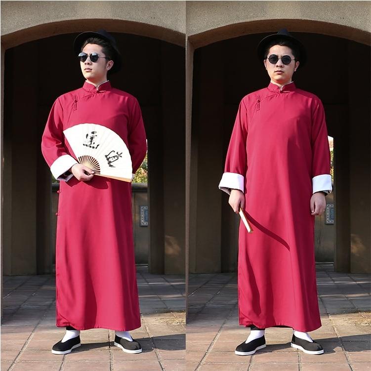 チャイナ服 パオ チャンパオ 長袍 メンズ 男性用 丈長 中国服 袍 民族衣装 漢服 新郎 結婚式 送料無料 Chhap チャイナカジュアル 通販 Yahoo ショッピング