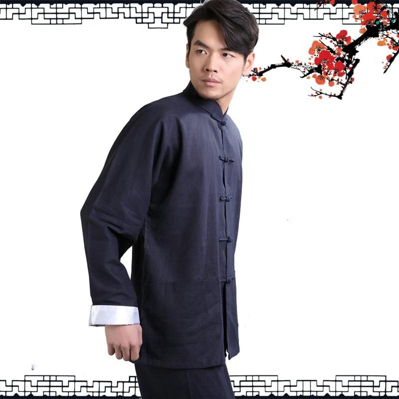 チャイナ服 メンズ 男性用 カンフー 太極拳服 スーツ セットアップ