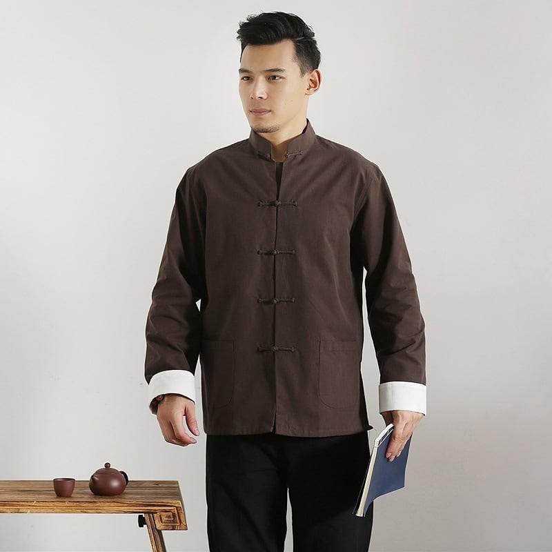 チャイナ服 メンズ 男性用 カンフー服 ジャケット 大きいサイズ 送料 