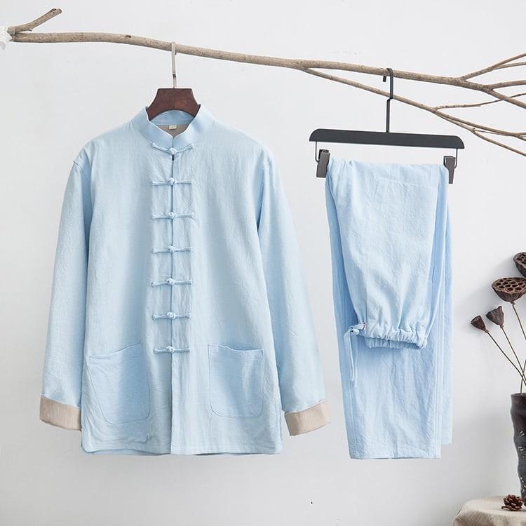 チャイナ服 メンズ カンフー服 チャイナスーツ 唐装 上下セット チャイナ服 メンズ カンフー服 チャイナスーツ 唐装 上下セット