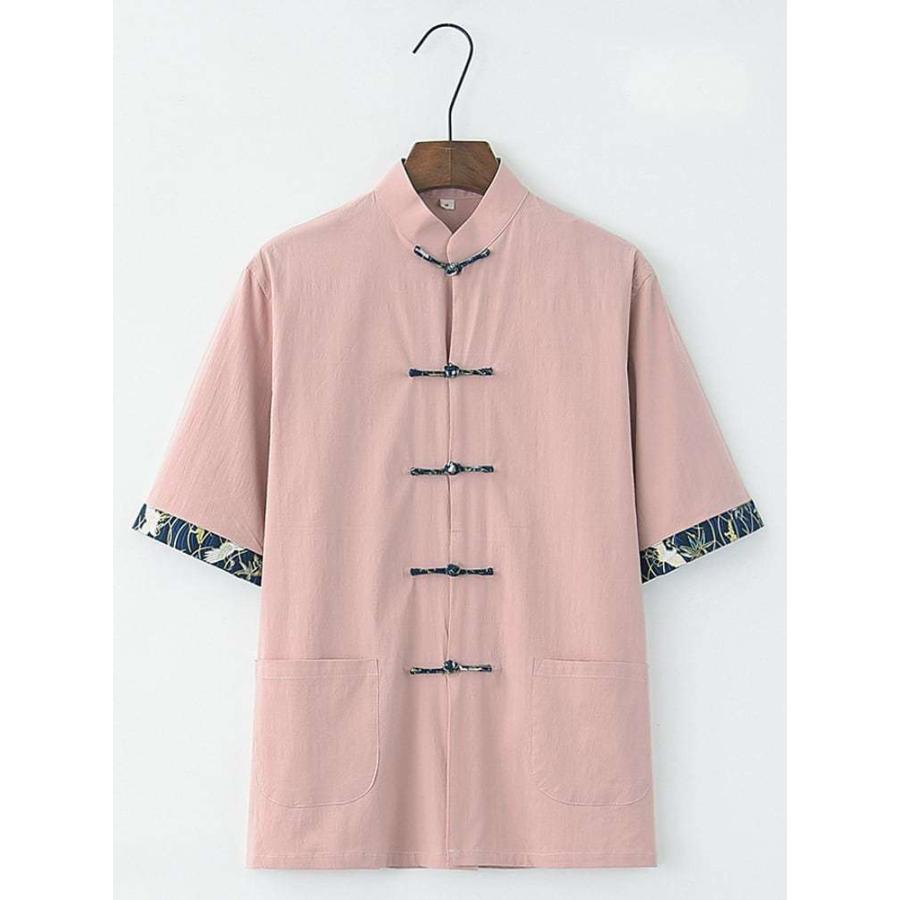 チャイナ服 メンズ 男性用 カンフー服 太極拳服 チャイナジャケット