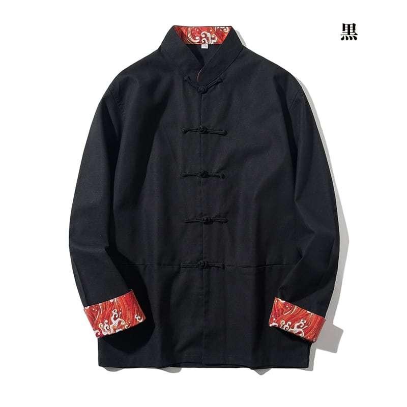 チャイナ服 メンズ 男性用 カンフー服 太極拳服 チャイナジャケット