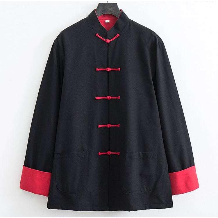 チャイナ服 メンズ カンフー服 チャイナスーツ 3点セット 民族衣装 中華服 中国服 唐装 上下セット ブルース・リー セットアップ 3点セット 裏地 綿 送料無料_20