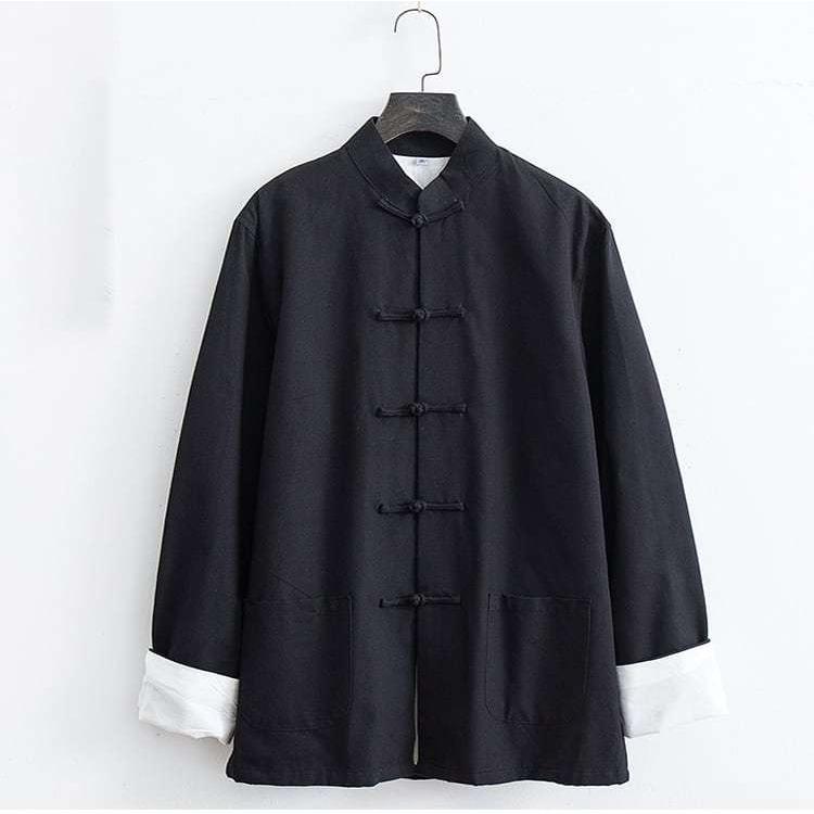 チャイナ服 メンズ カンフー服 チャイナスーツ 3点セット 民族衣装 中華服 中国服 唐装 上下セット ブルース・リー セットアップ 3点セット 裏地 綿 送料無料_23