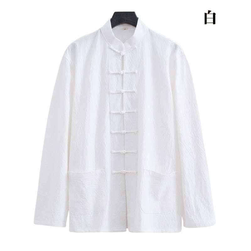 大きいサイズ チャイナ服 カンフー服 ジャケット メンズ がっちり体型 肥満体型 ラージサイズ 中華服 中国服 立ち襟 チャイナボタン 唐装 太極拳服 送料無料 Chmzf チャイナカジュアル 通販 Yahoo ショッピング