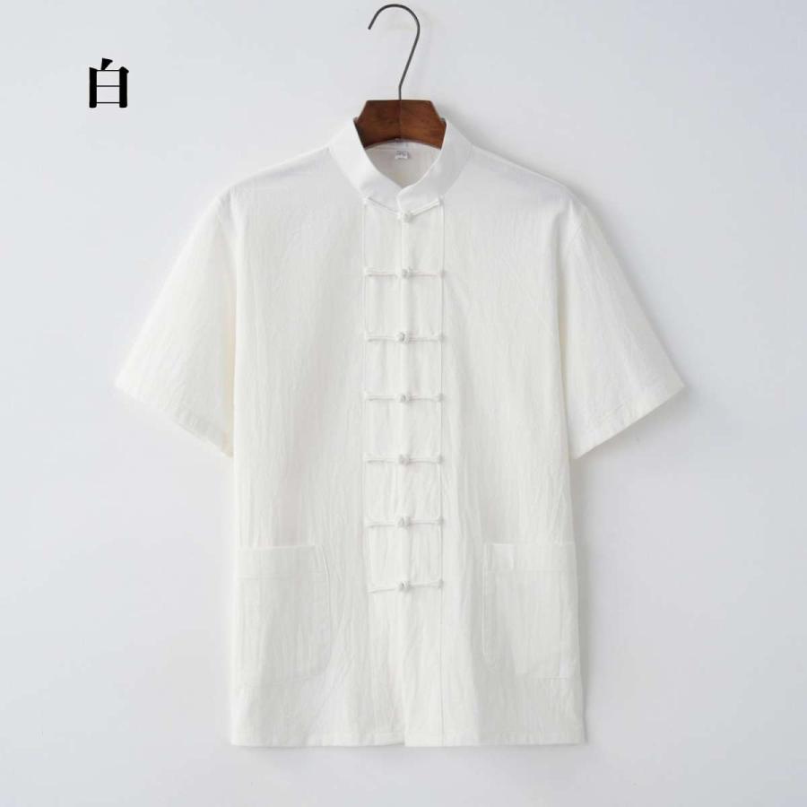 大きいサイズ チャイナ服 カンフー服 ジャケット メンズ がっちり体型 肥満体型 半袖 中華服 中国服 立ち襟 チャイナボタン 唐装 ポケット 送料無料 Chmzf チャイナカジュアル 通販 Yahoo ショッピング