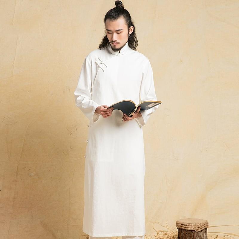 チャイナ服 パオ チャンパオ 長袍 メンズ 男性用 ロング 丈長 中国服