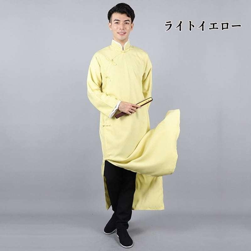 中国清朝服 満州王子服 古装武侠衣装 長袍 2（チャンパオ） サテン地