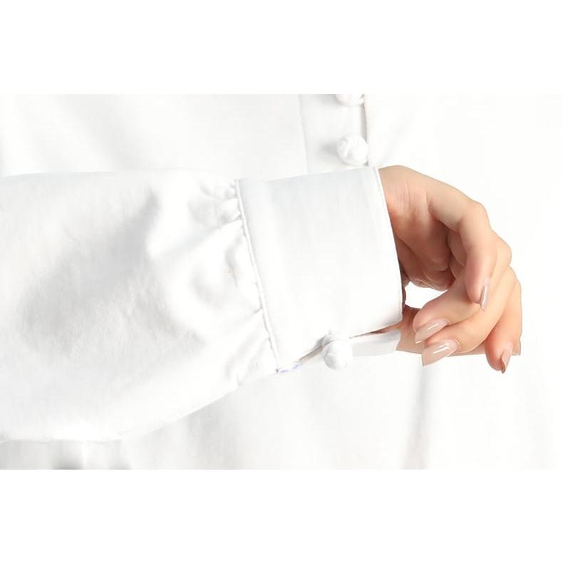 太極拳服 トレーニングウェア 太極拳トレーニングスーツ 上下セット 長袖Tシャツ 男性 女性 兼用 メンズ レディス 練習服 カットソー 送料無料の画像