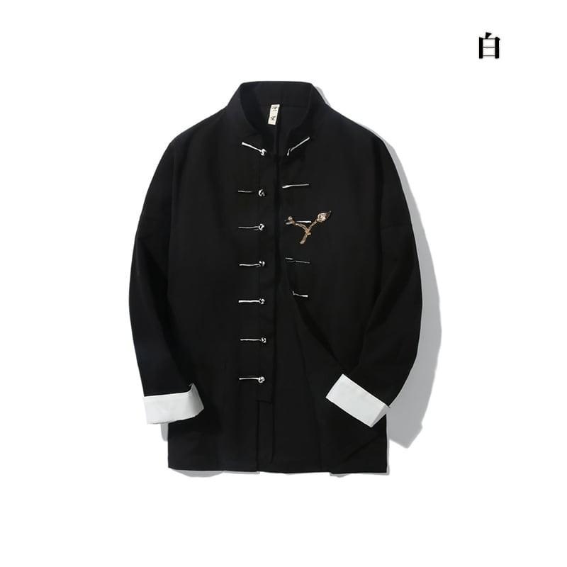 希少　極美品　チャイナ服　ジャケット　カンフー　高級シルク　太極拳　幸運　招福 希少 極美品 チャイナ服 ジャケット カンフー 高級シルク 太極拳