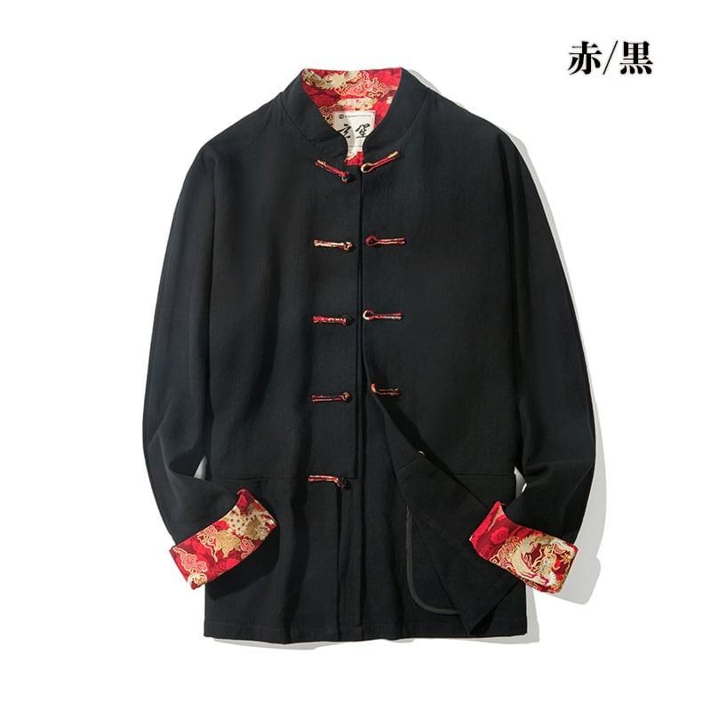 チャイナ服 メンズ チャイナジャケット カンフー服 太極拳服