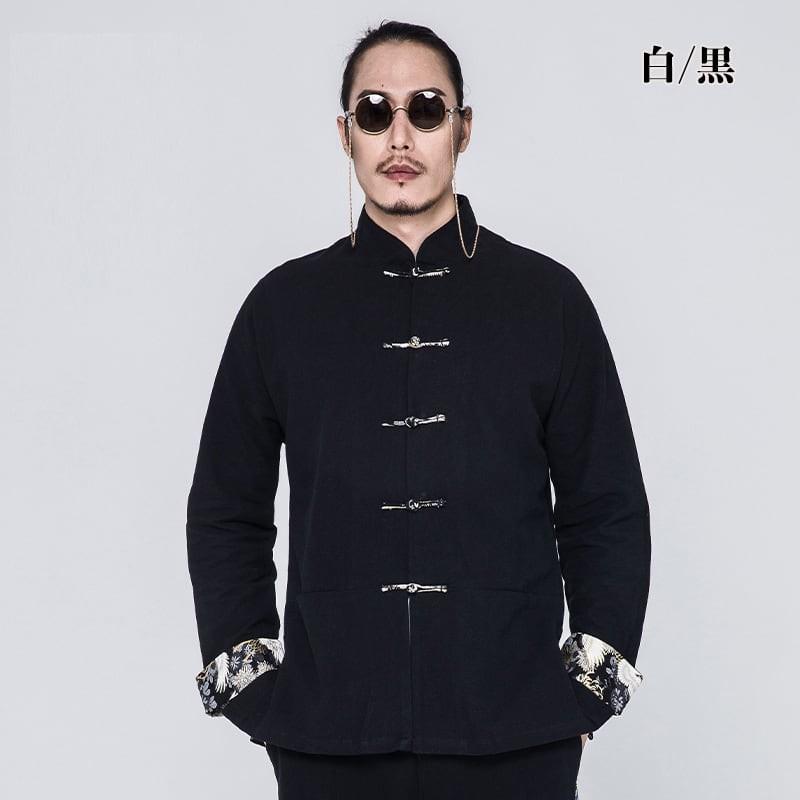 チャイナ服 メンズ チャイナジャケット カンフー服 太極拳服 唐装 男性