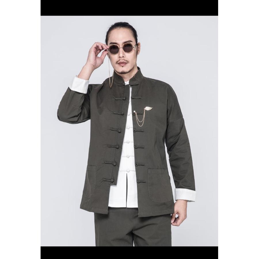 チャイナ服 メンズ チャイナジャケット カンフー服 太極拳服 チャイナ服 メンズ チャイナジャケット カンフー服 太極拳服