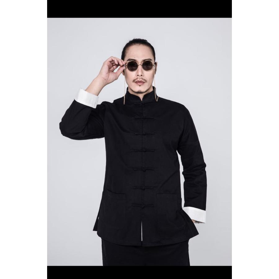 チャイナ服 メンズ チャイナスーツ カンフー服 太極拳服 唐装 男性用