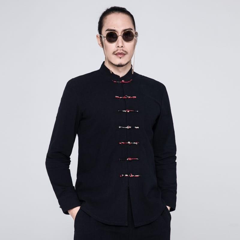 チャイナ服 メンズ チャイナシャツ カンフーシャツ 男性用 チャイナ服 メンズ チャイナシャツ カンフーシャツ 男性用