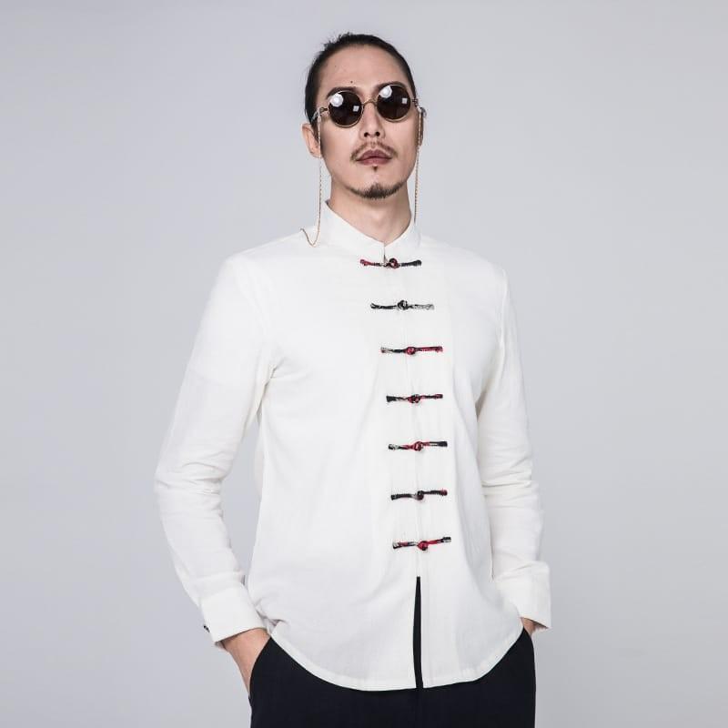 チャイナ服 メンズ チャイナシャツ カンフーシャツ 男性用 カンフー服