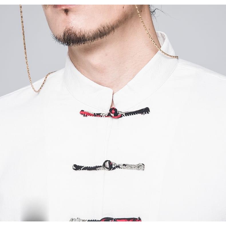 チャイナ服 メンズ チャイナシャツ カンフーシャツ 男性用 カンフー服