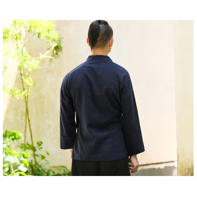 カンフー服 チャイナ服 ジャケット メンズ 男性用 衣装 トップス 中華