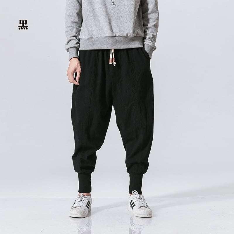 チャイナパンツ カンフーパンツ イージーパンツ ジョガーパンツ 裾リブ レギンス メンズ 男性用 中華服 中国服 綿麻 裾絞り 送料無料 Chyui チャイナカジュアル 通販 Yahoo ショッピング