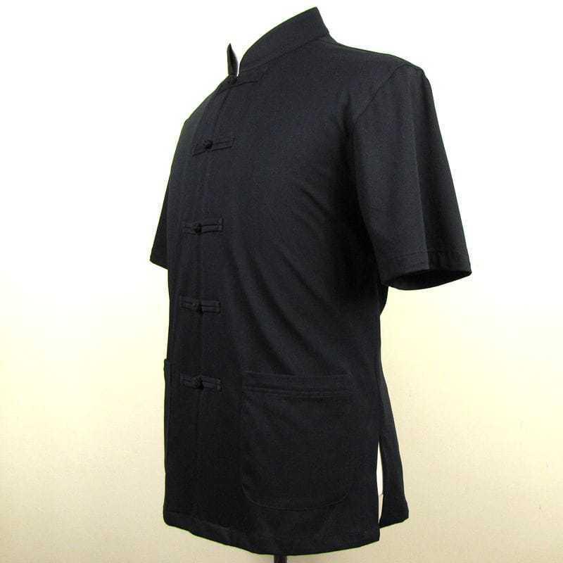 チャイナ服 普段着 チャイナシャツ 半袖シャツ 綿ニット 唐装 太極拳