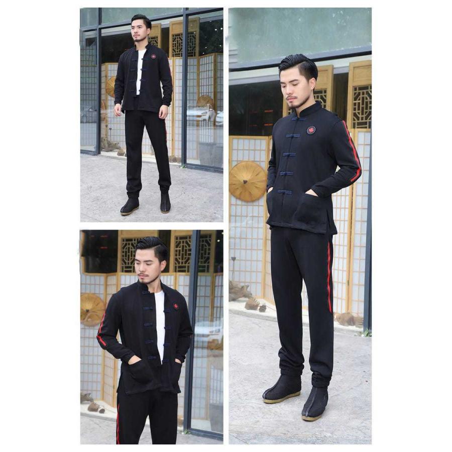 チャイナ服 普段着 メンズ 男性用 チャイナスーツ セットアップ