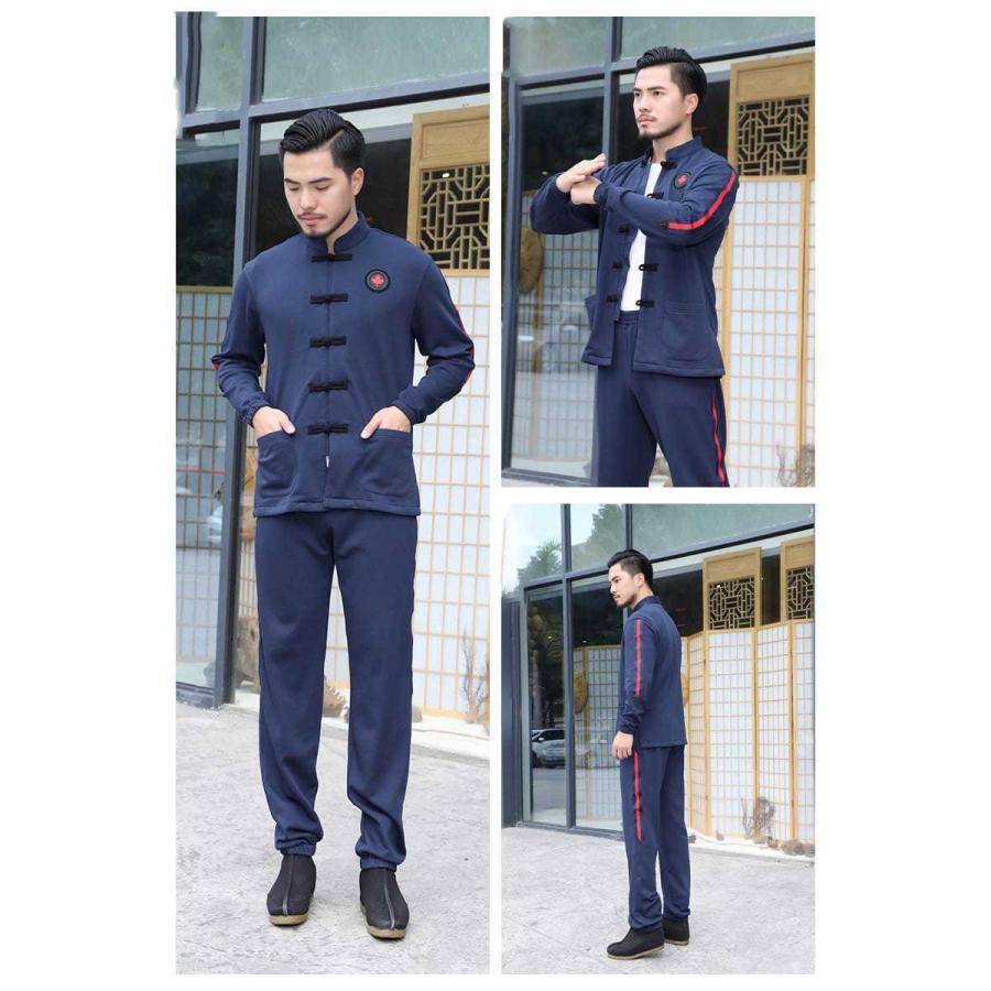 チャイナ服 普段着 メンズ 男性用 チャイナスーツ セットアップ