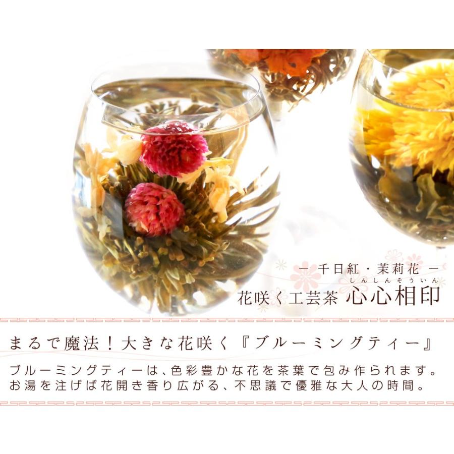 花 咲くジャスミン茶 茉莉花と千日紅 心心相印 10個 工芸茶 お茶 ブルーミングティー ネコポス便 Tk 2 中国茶専門店リムテー 通販 Yahoo ショッピング