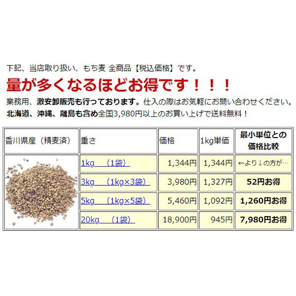 讃岐もち麦 ダイシモチ 20kg 紫もち麦ごはん 国産 業務用 20キロ｜chinatea｜02