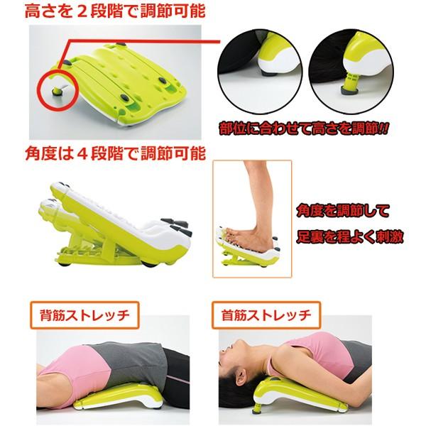 シェイプストレッチャー アキレス腱 ストレッチ器具 ストレッチボード グッズ 足つぼマッサージ機 足つぼマット 室内 自宅 運動不足解消|chinatea|02