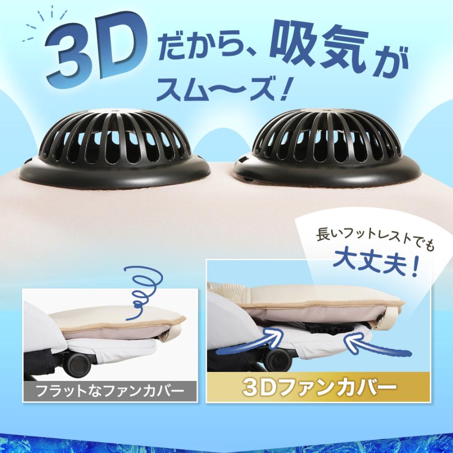 ちゃいなび ファンシート 2025 ツインファン USB電源 アンジュスマイル ちゃいなび（CHINAVI） ファンシート 2025 ツインファン ベビーカー