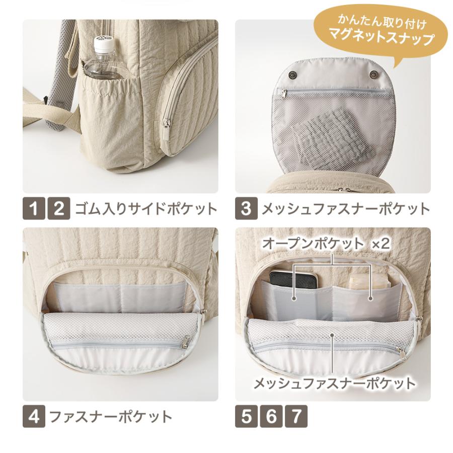 ちゃいなび（CHINAVI） angesmile マザーズリュック 大容量 軽量