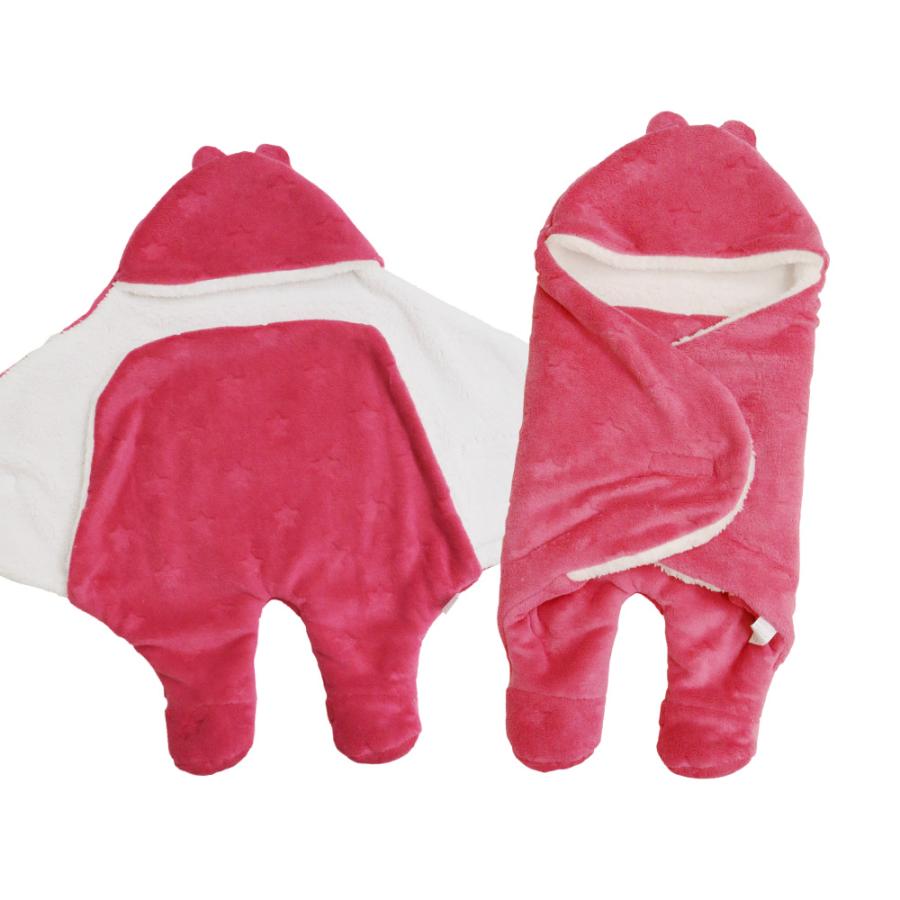 足付きブランケット おくるみ カバーオール スリーピングバッグ ベビーカー 寝袋 おくるみ ベビー用 赤ちゃん用 送料無料 blanket