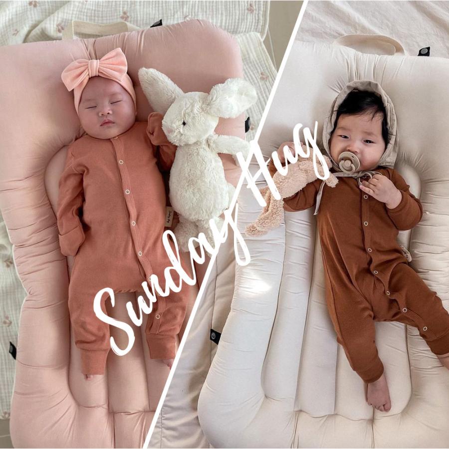 最終値下げ！サンデーハグ携帯ベビーベッドセット　クッション＆カバー2枚＆ベビー枕 最終値下げ！サンデーハグ携帯ベビーベッドセット クッション