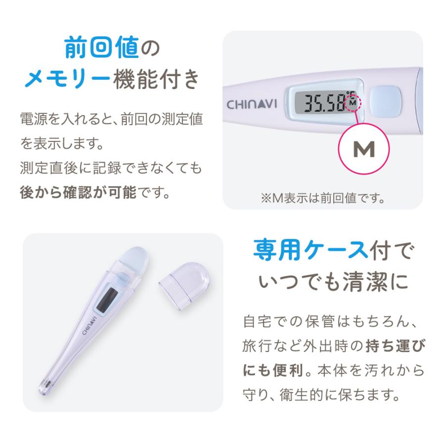 婦人電子体温計 実測式 sh-wt1612 医療機器認証 基礎体温 妊活 婦人用