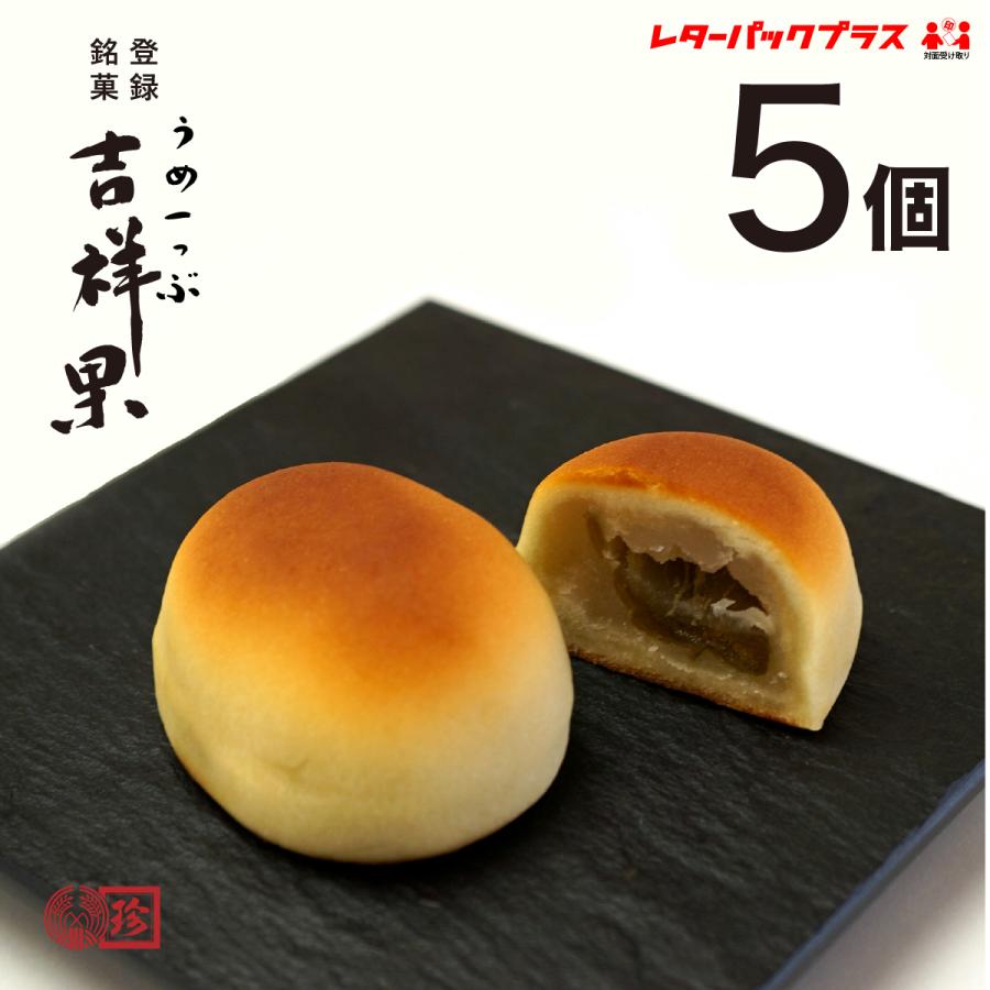 梅の実1つぶ入り 桃山風御菓子 吉祥果 5個入 送料込み 手作り和菓子 お試し お取り寄せグルメ 珍重庵 通販 Yahoo!ショッピング