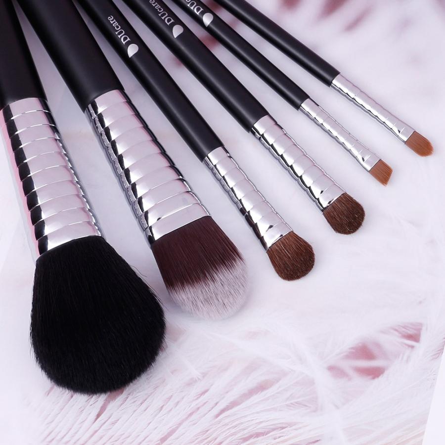 DUcare メイクブラシ 6本セット ケース付 A0613J 持ち運びに便利な