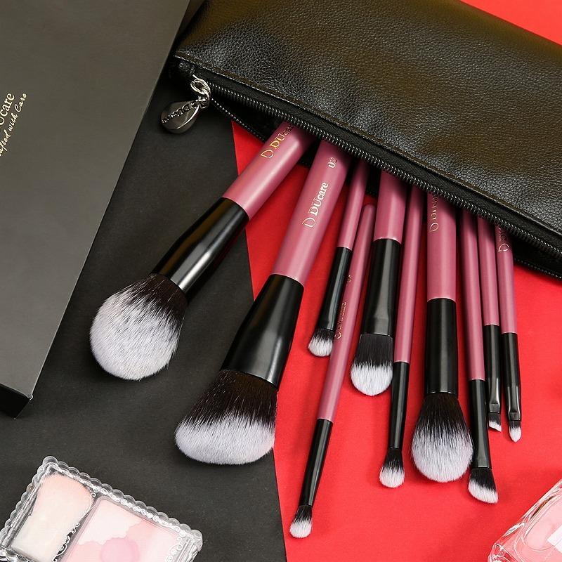 DUcare（ドゥケア） 化粧筆 メイクブラシセット 10本セット 高級人工