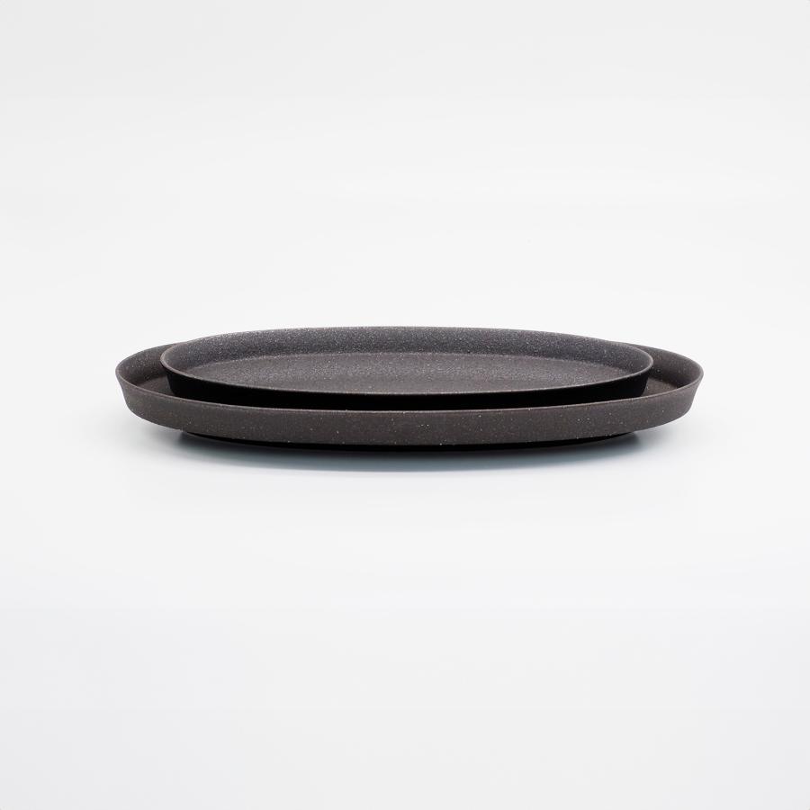 直営店 盛りやすい器 - 長皿 - オーバルプレートＬ 幅29.7cm 日本製 パンとごはんと... 菱沼未央さん M068 | CHIPS | 13