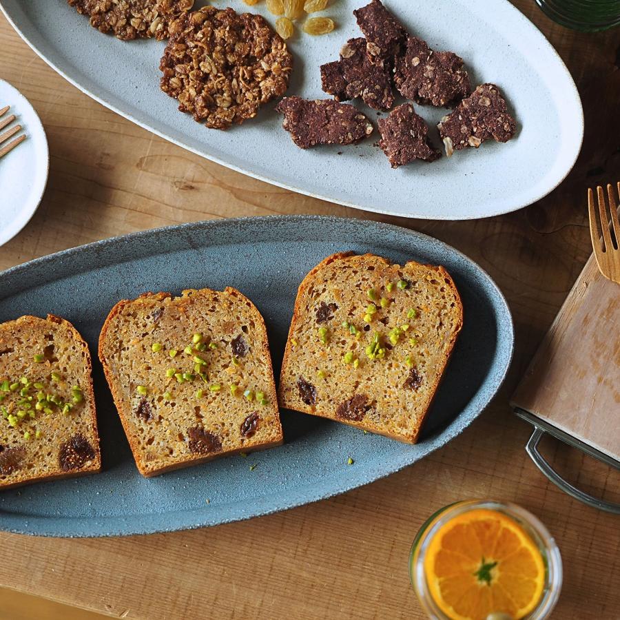 直営店 盛りやすい器 - 長皿 - オーバルプレートＬ 幅29.7cm 日本製 パンとごはんと... 菱沼未央さん M068 | CHIPS | 17