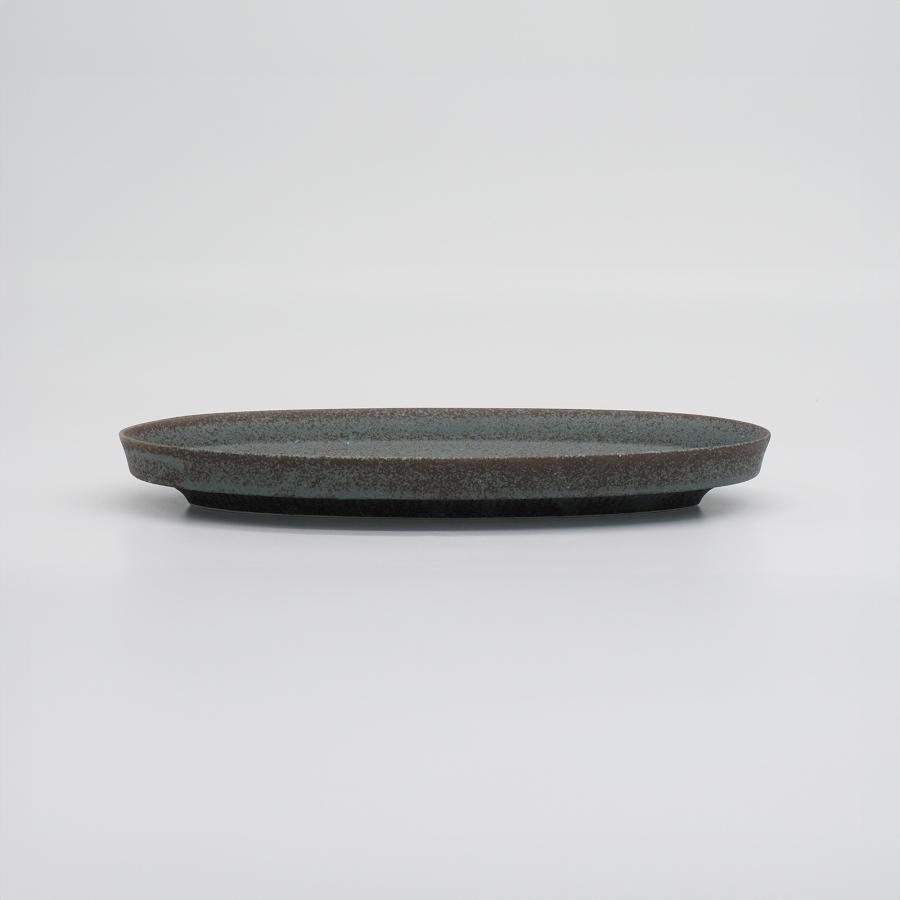 直営店 盛りやすい器 - 長皿 - オーバルプレートＬ 幅29.7cm 日本製 パンとごはんと... 菱沼未央さん M068 | CHIPS | 02