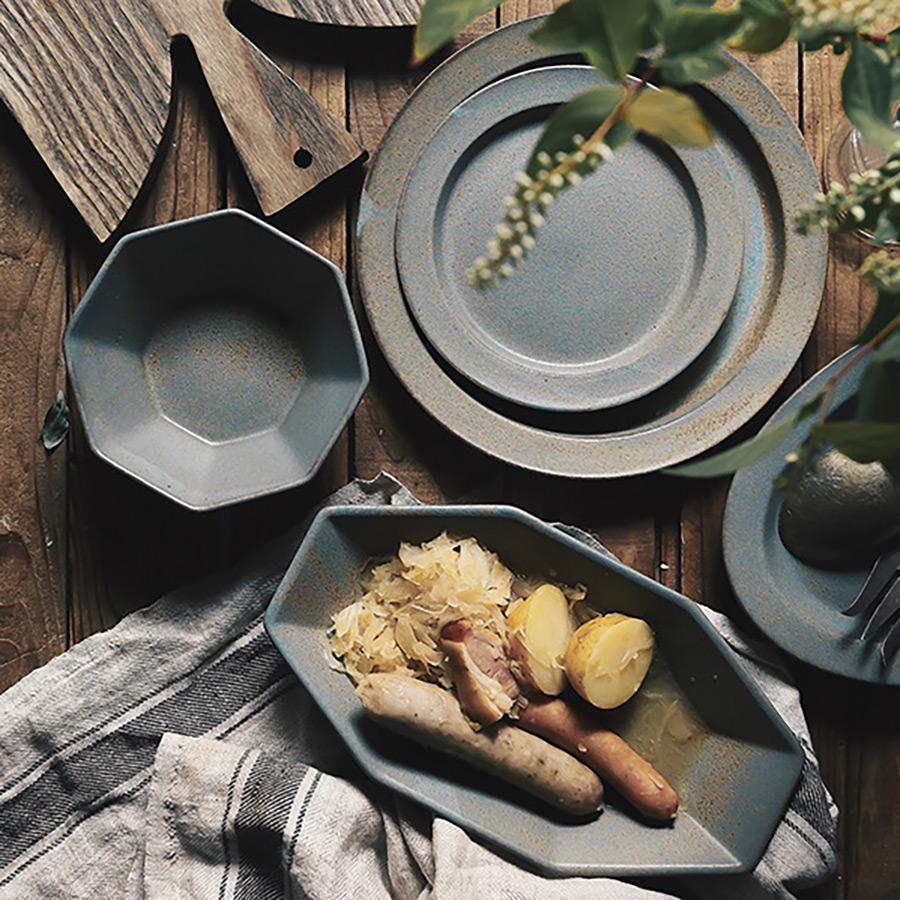 直営店 Ancient Pottery Plate L（エイシェントポタリー プレートＬ） AP003 直径22.2cm 日本製 美濃焼 アンティーク | CHIPS | 12