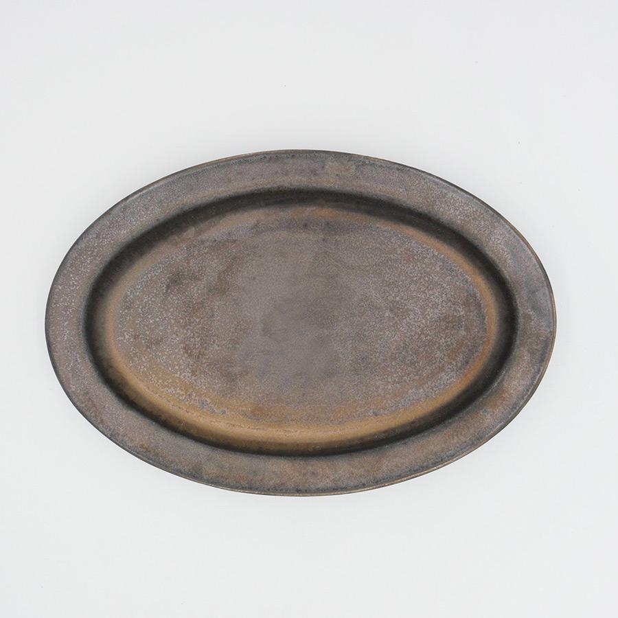 直営店 Ancient Pottery Oval Plate（エイシェントポタリー オーバルプレート） AP004 幅25.5cm 日本製 美濃焼 アンティーク | CHIPS | 03