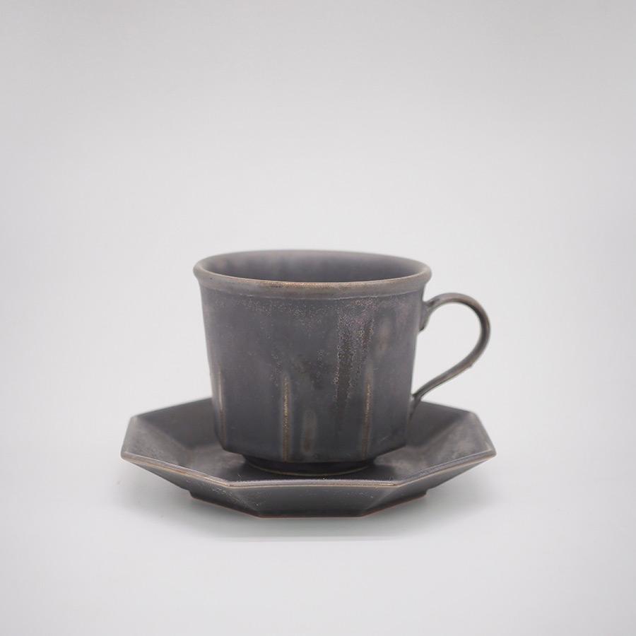 直営店 Ancient Pottery Octagonal C&S（エイシェントポタリー オクタゴナルカップアンドソーサー） AP012 容量240ml 日本製 美濃焼 アンティーク | CHIPS | 03