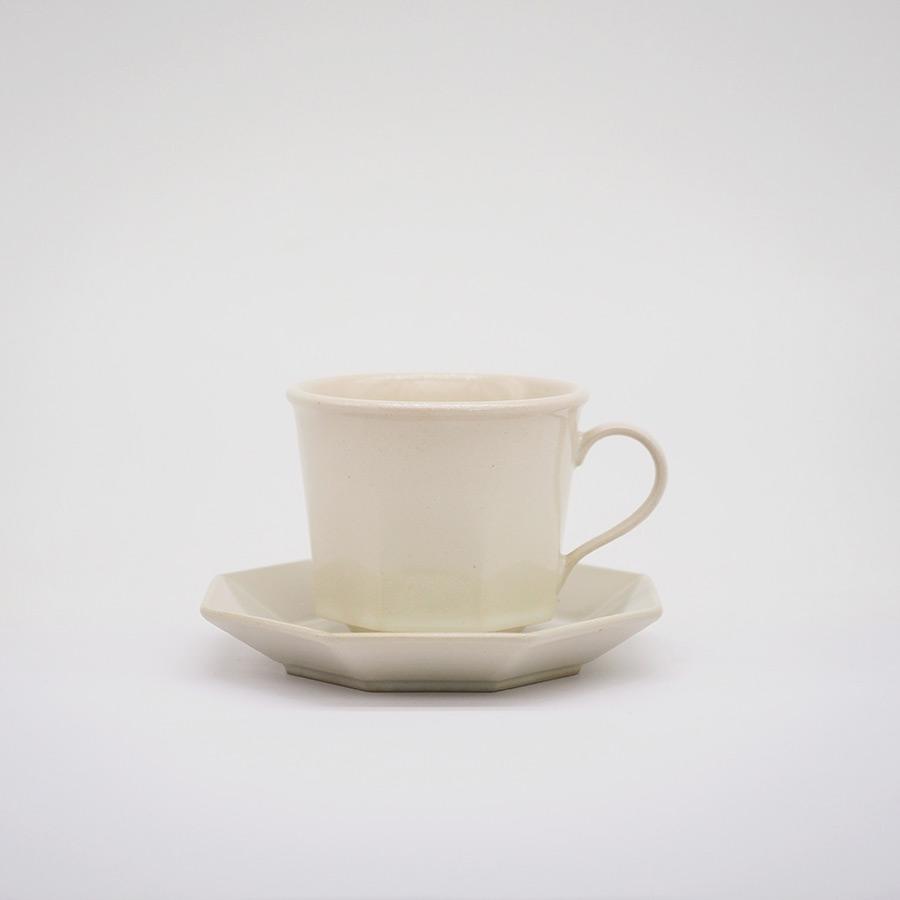 直営店 Ancient Pottery Octagonal C&S（エイシェントポタリー オクタゴナルカップアンドソーサー） AP012 容量240ml 日本製 美濃焼 アンティーク | CHIPS | 01