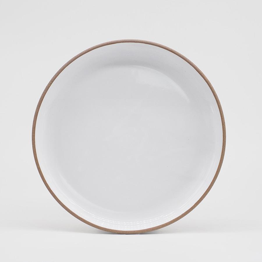 直営店 ブリックス プレートＬ 直径23.8cm 日本製 美濃焼 陶器 平皿 中皿 BRICKS  BA003 | CHIPS | 01