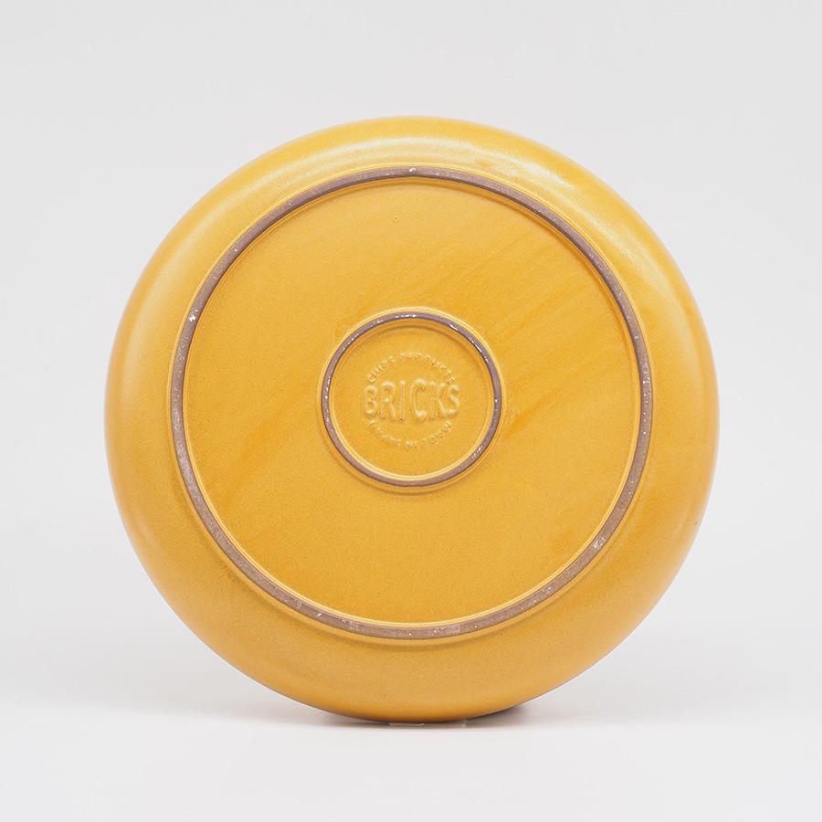 直営店 ブリックス プレートＬ 直径23.8cm 日本製 美濃焼 陶器 平皿 中皿 BRICKS  BA003 | CHIPS | 14