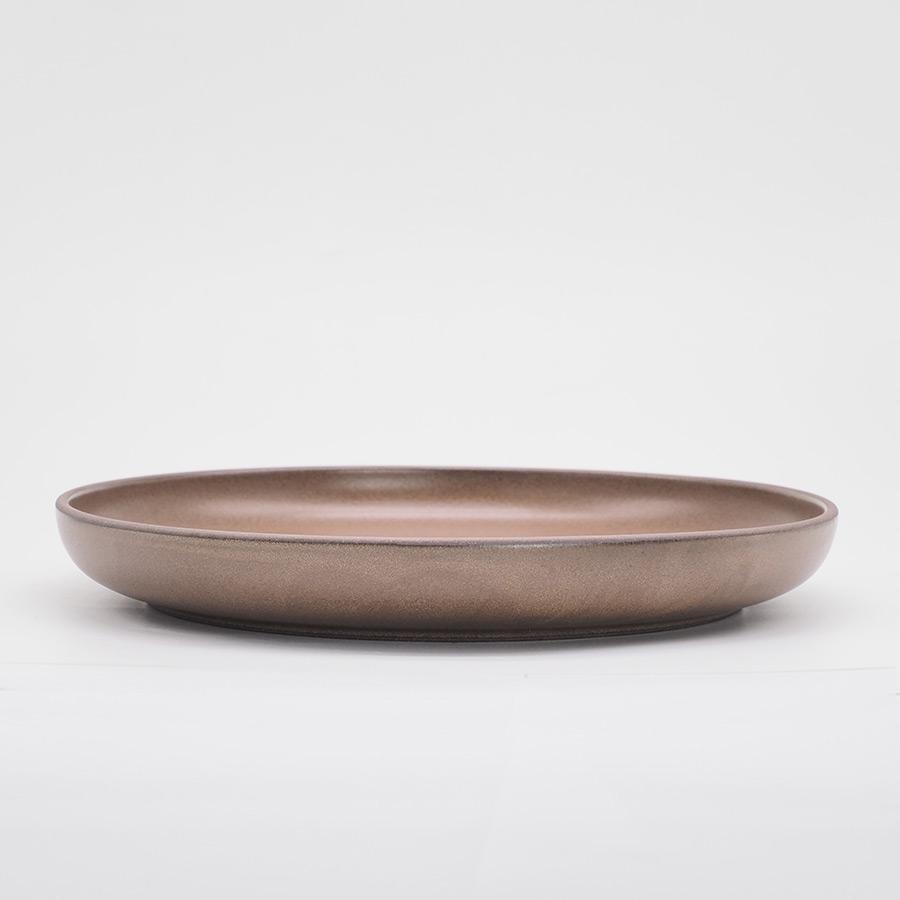 直営店 ブリックス プレートＬ 直径23.8cm 日本製 美濃焼 陶器 平皿 中皿 BRICKS  BA003 | CHIPS | 05