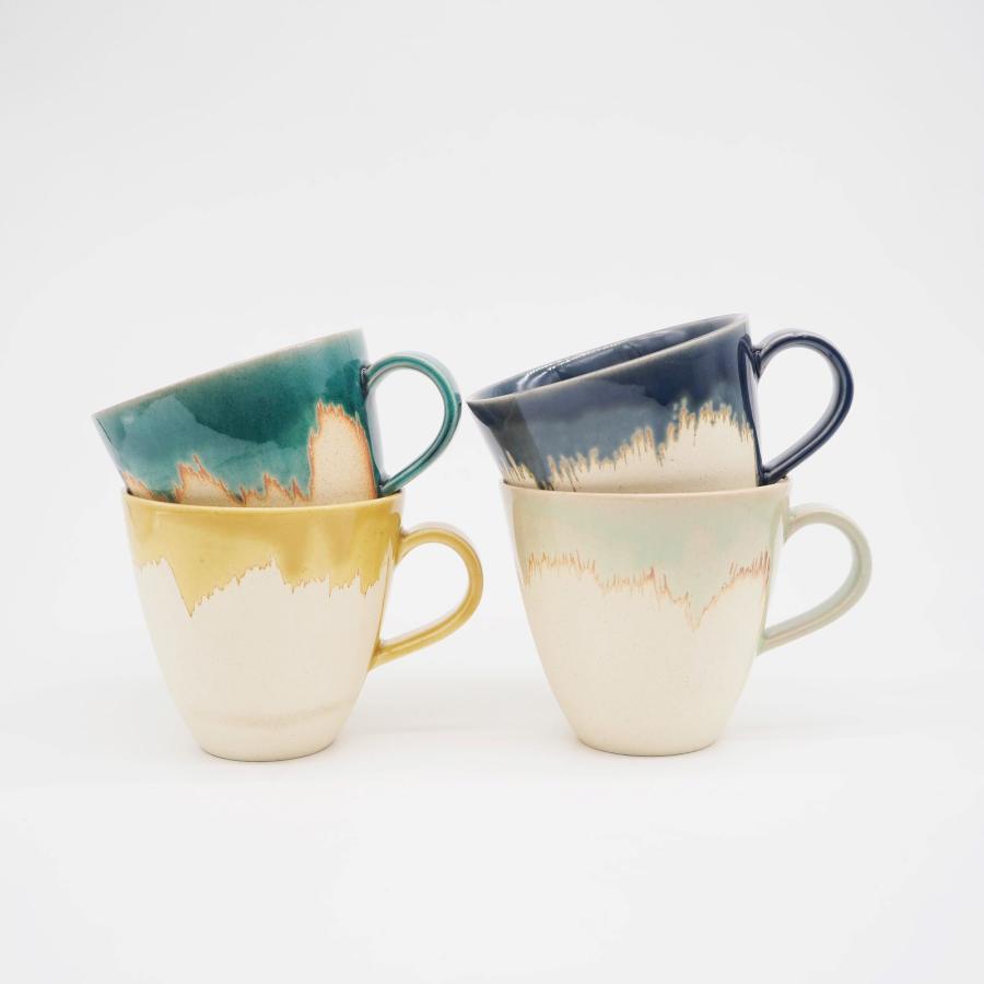 直営店 艶釉の器 マグ 容量320ml 日本製 美濃焼 陶器 コーヒーカップ パンとごはんと... 菱沼未央さん  M15 | CHIPS | 05